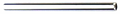 Seatpost Straight 22.2mm X 300mm - Steel - Chrome