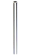 Seatpost Straight 25.4mm X 400mm - Chromoly - Chrome