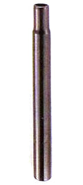 Seatpost Straight 25.4mm X 400mm - Steel - Black