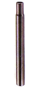 Seatpost Straight 25.4mm X 400mm - Steel - Black