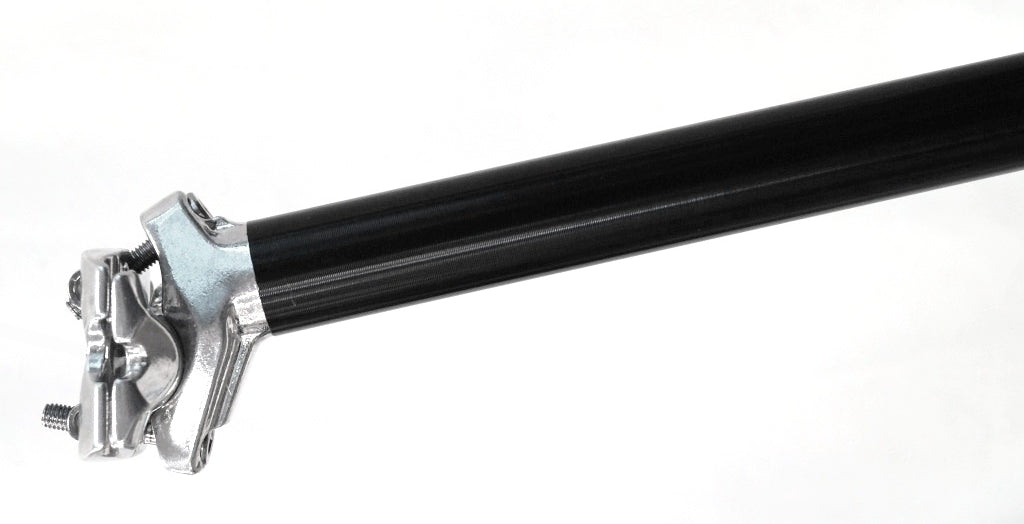 Seatpost - Micro Adjust Dual Bolt - 27.2 X 400mm - 12mm Offset - Alloy - Black