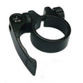 Seat Clamp With Seat Bolt Q/R Alloy - 34.9mm - Black