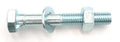 M8 x 55mm Steel Bolt with Washer & Nut (Sold Individually)
