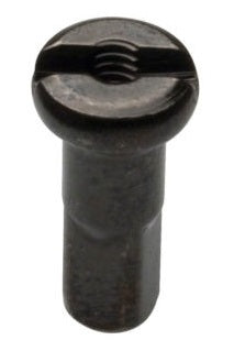 14G Brass Nipples - 12mm - Black (Sold Individually)