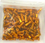 14G Alloy Nipples - 12mm - Gold (Sold Individually)