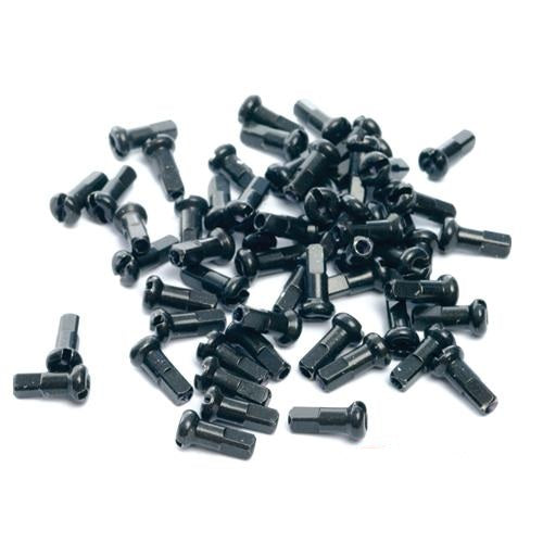 14G Alloy Nipples - 12mm - Black (Sold Individually)