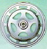 Spoke Protector - Steel - Chrome Plated - 186mm Diameter