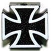 Iron Cross Valve Cap - Black
