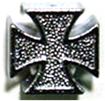 Iron Cross Valve Cap - Silver