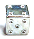 Silver Dice Valve Cap