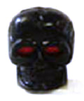 Skull Valve Cap - Black