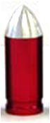 Bullet A/V Valve Cap - Red