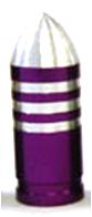 NZB-3 A/V Bullet Valve Cap - Purple