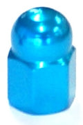 D-015 Valve Cap Nut - Blue