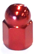 D-015 Valve Cap Nut - Red