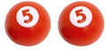 Valve Cap #5 Orange (Bag of 2)