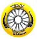 Yak 100mm Scooter Wheel - Silver/Yellow