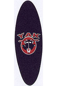 Kick Scooter Deck Grip Tape - Yak Oval 340 x 90mm - Black