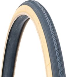 27" x 1" Speed Tread Tyre - Black/Gum Wall (25-630)