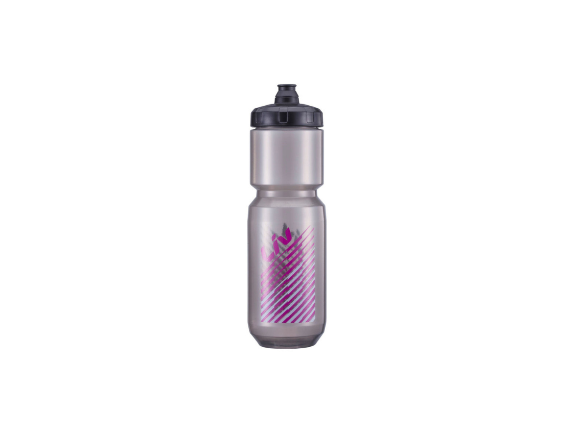 Liv Double Spring 750ml Drink Bottle - Transparent Black/Pink