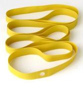Snap On Nylon Rim Tape -700C 16mm X 0.5mm - Yellow (Pack of10)