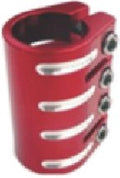 31.8mm Scooter Quad Clamp - Red