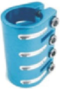 31.8mm Scooter Quad Clamp - Blue