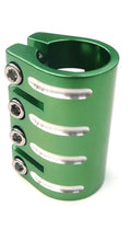 Defiant! Kick Scooter Alloy Handlebar Quad Clamp - 31.8mm - Green