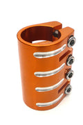 Defiant! Kick Scooter Alloy Handlebar Quad Clamp - 34.9mm - Orange