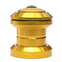 Ahead Set - Alloy - 1 1/8" Threadless - Sealed Bearing - Alloy Top Cap - Gold