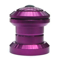 Ahead Set - Alloy - 1 1/8" Threadless - Sealed Bearing - Alloy Top Cap - Purple