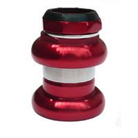 Headset - Alloy - 1 1/8" Threaded - Water Seal - Anodised Red