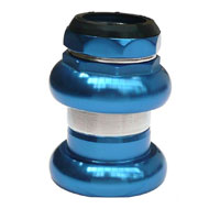 Headset - Alloy - 1 1/8" Threaded - Water Seal - Anodised Blue