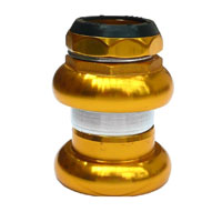 Headset - Alloy - 1 1/8" Threaded - Water Seal - Anodised Gold