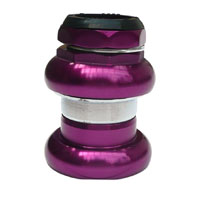 Headset - Alloy - 1 1/8" Threaded - Water Seal - Anodised Purple