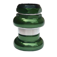 Headset - Alloy - 1 1/8" Threaded - Water Seal - Anodised Green