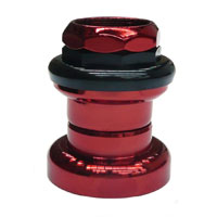 Headset 1 1/8" Threaded - Sealed Bearings - Red
