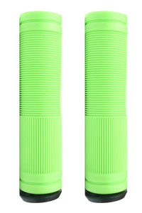 Bulletproof 130mm Grips - Open End With Plug - Green