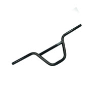 Steel BMX Handlebar 22.2mm - 680mm Wide x 200mm High - Black
