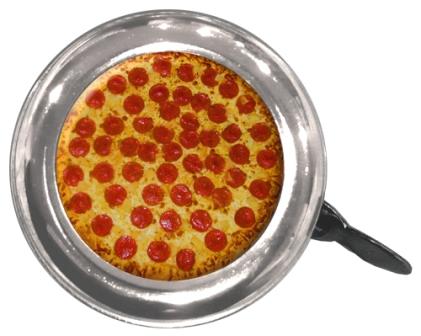 Steel Pizza Bell - 55mm Diameter - Fits All Standard Handlebars