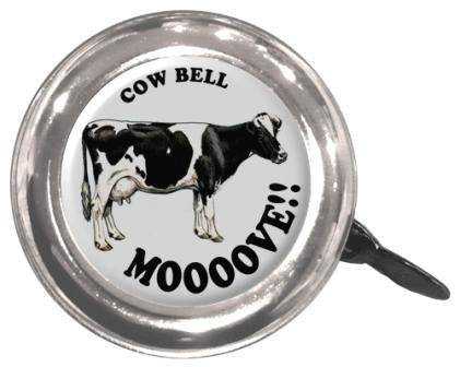 Steel Cow Bell - 55mm Diameter - Fits All Standard Handlebars