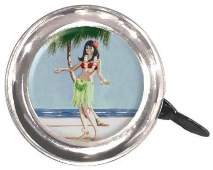 Steel Hula Bell - 55mm Diameter - Fits All Standard Handlebars