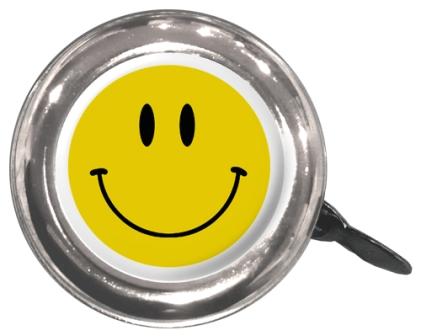 Steel Smiley Bell - 55mm Diameter - Fits All Standard Handlebars