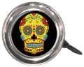 Steel Sugar Skull Bell - 55mm Diameter - Fits All Standard Handlebars