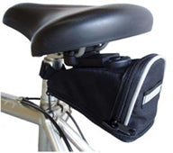 Saddle Bag - Expandable - Q/R - 3M Reflective Strip & Light Loop