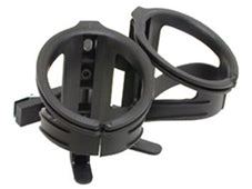 Bidon Cage - Double Bottle Cage - Pro Series - Attaches To Saddle Rails - Plastic - Black