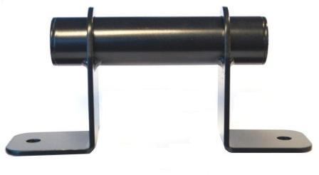 Fork Mount For 20mm Axle - 110mm Wide - Supplied With Mounting Hardware - Black