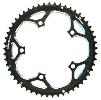 Alloy Chain Ring - 53T x 130 BCD - 10 Speed - Black
