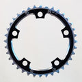 Chain Ring - 36T x 110 BCD - 9/10 Speed - 7075 CNC Aluminium - Black