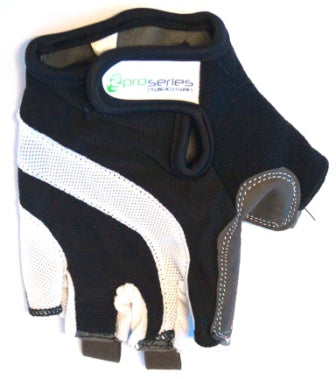 Pro Series Amara Palm Gel Gloves - Black/White - Small